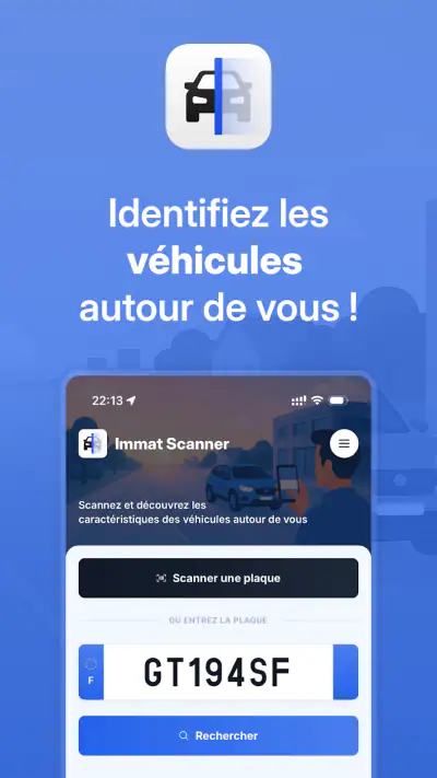 Immatriculation Scanner screenshot 1
