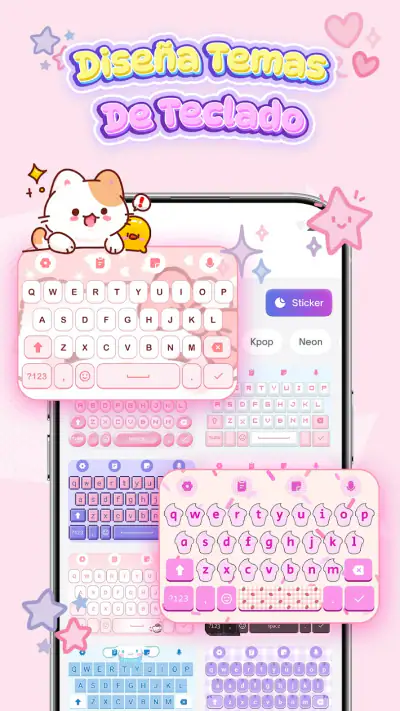 Keyboard Themes: Emoji Fonts screenshot 1