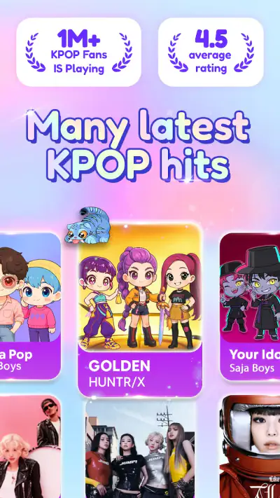 Kpop Piano Beat- Musica Juegos screenshot 1