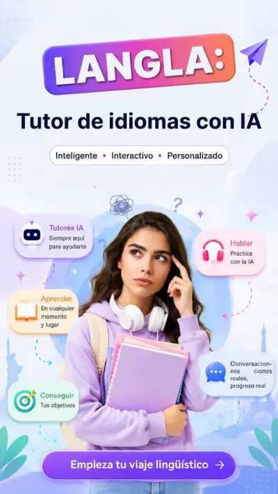 Langla: Tutor idiomas con IA screenshot 1