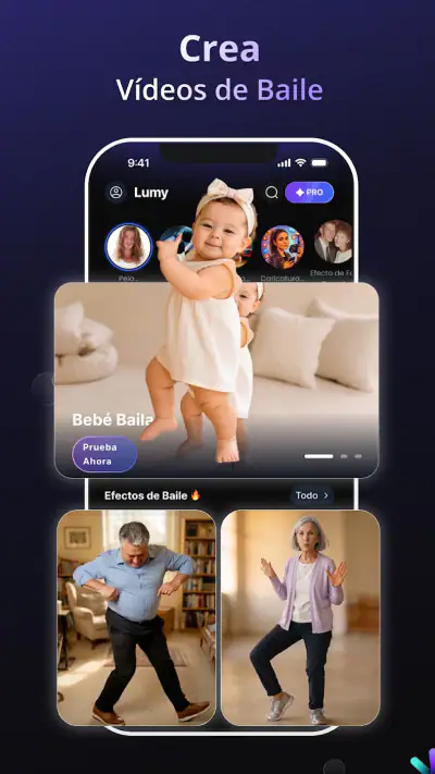 Lumy－Generador AI Foto Vídeo screenshot 1