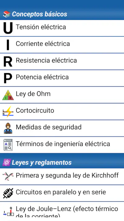 Manual del electricista screenshot 1