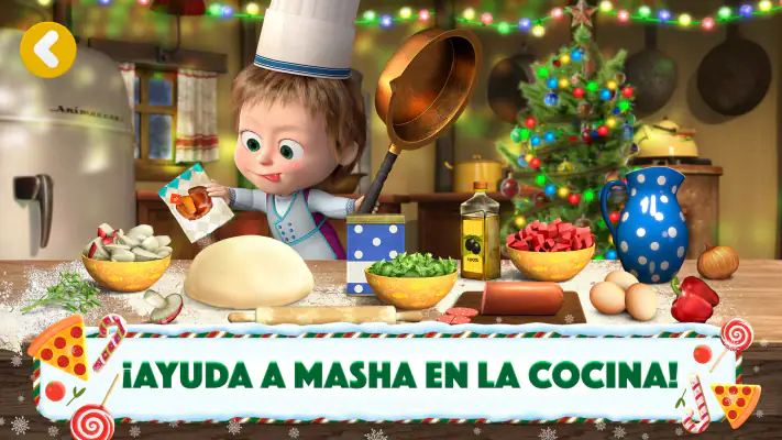 Masha y el Oso Juegos de Pizza screenshot 1