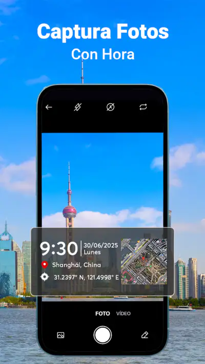 MeShot: GPS Camera & Geo Stamp screenshot 1