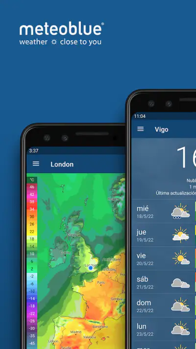 El tiempo y radar meteoblue screenshot 1
