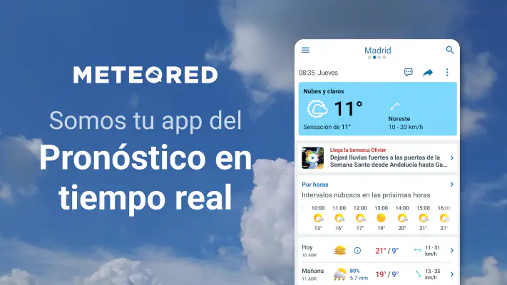 Meteored - El Tiempo 14 Días screenshot 1