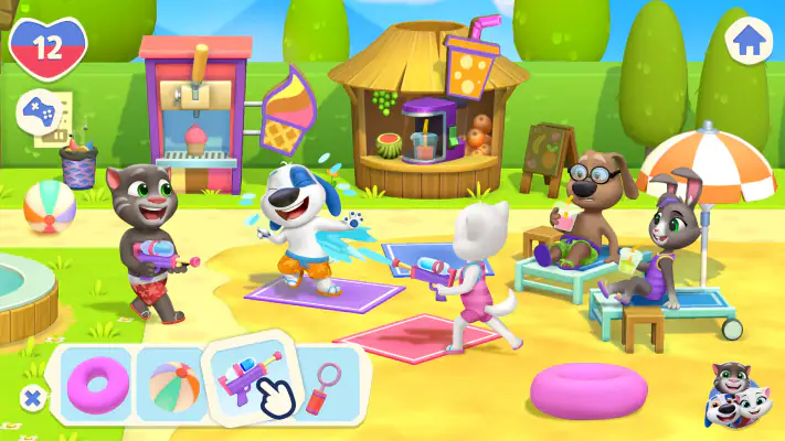 Mi Talking Tom: Amigos 2 screenshot 1