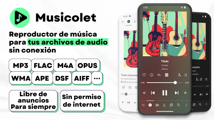 Musicolet Reproductor música screenshot 1
