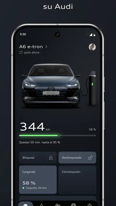 myAudi screenshot 1