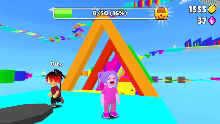 Obby Parkour: Juego corredor screenshot 1