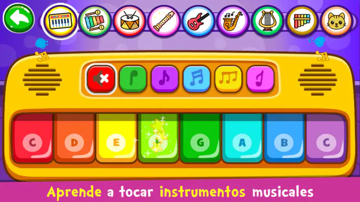 Piano Niños Música y Canciones screenshot 1