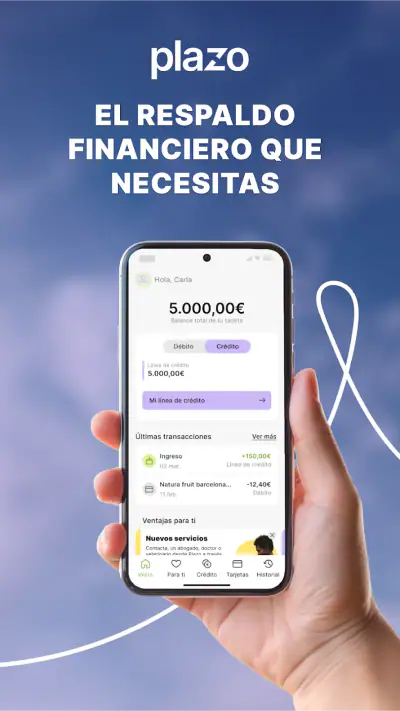 Plazo: Tarjeta virtual screenshot 1