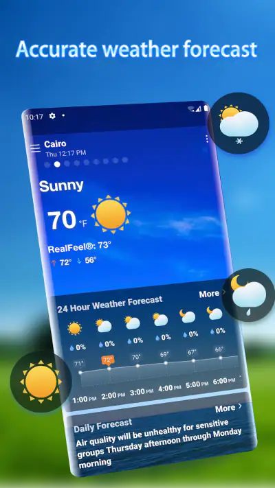 Previsión meteorológica screenshot 1