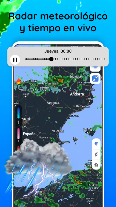 Radar meteorológico en vivo screenshot 1