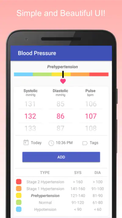 Registro de presión arterial screenshot 1