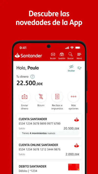 Santander España screenshot 1