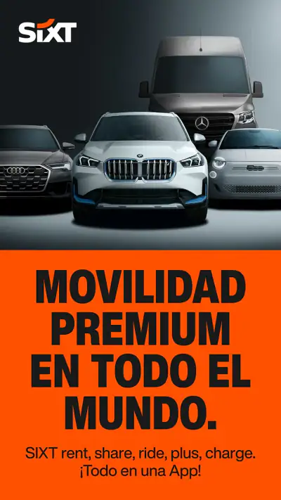 SIXT rent. share. ride. plus. screenshot 1