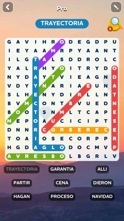 Sopas de Letras Español screenshot 1
