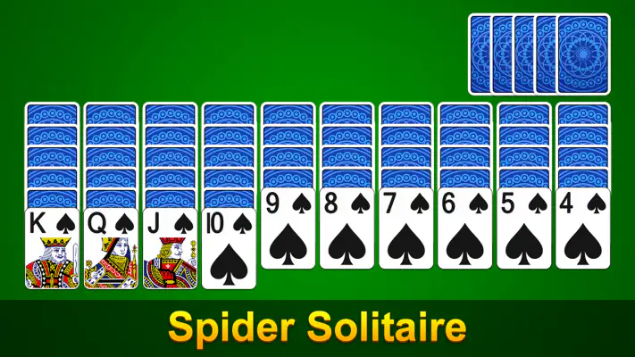 Spider Solitaire screenshot 1