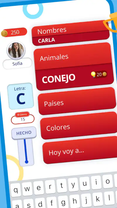 Stop 2: Juego Basta en Español screenshot 1