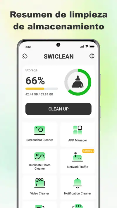 SwiClean — Basura y caché screenshot 1