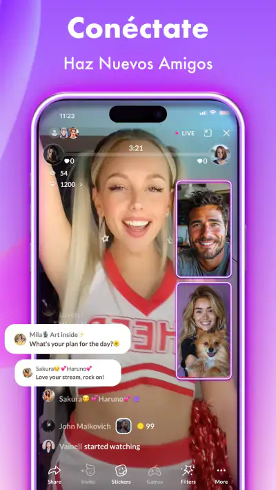Tango Live: Video chat en vivo screenshot 1