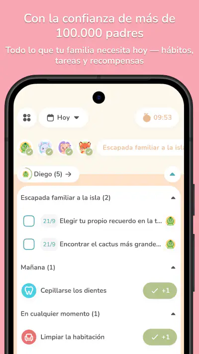Tareas del hogar con Puntos screenshot 1