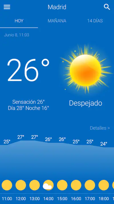 Tiempo España screenshot 1