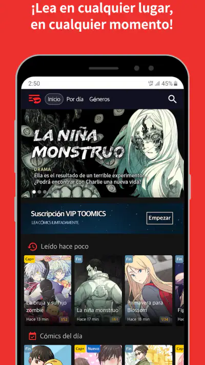 Toomics - Lee Cómics Premium screenshot 1