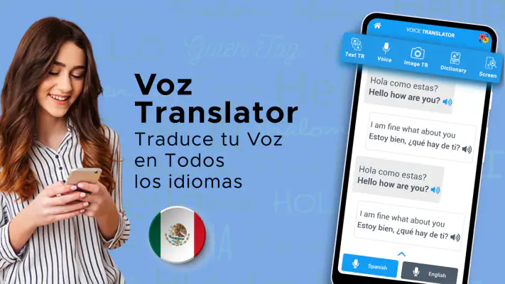 Traductor de todos los idiomas screenshot 1