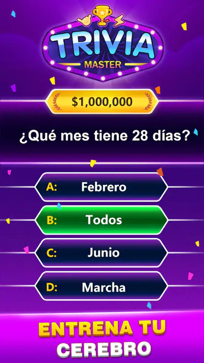 TRIVIA Master -Juego preguntas screenshot 1