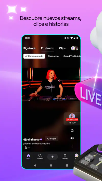 Twitch: emisiones en directo screenshot 1