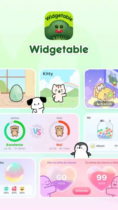 Widgetable: Besties & Parejas screenshot 1