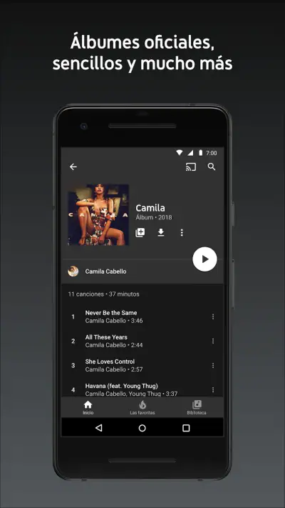 YouTube Music screenshot 1