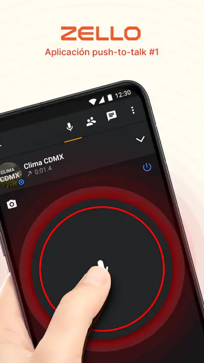 Zello Walkie Talkie screenshot 1