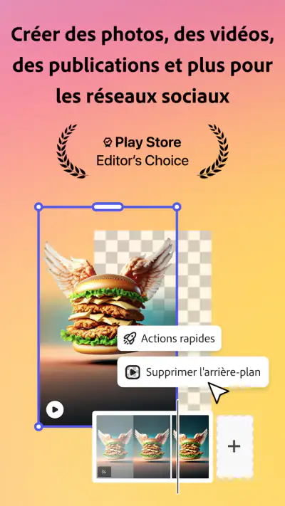 Adobe Express: Photo IA, Video screenshot 1