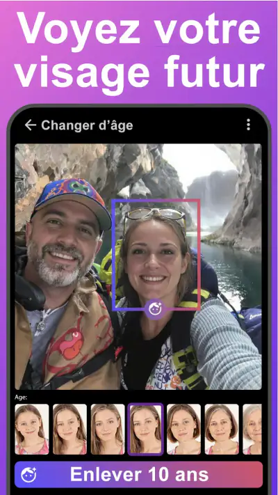 Changeur d'Âge: Future Face AI screenshot 1
