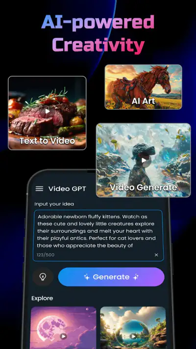 AI Video Generator: FlixAI screenshot 1