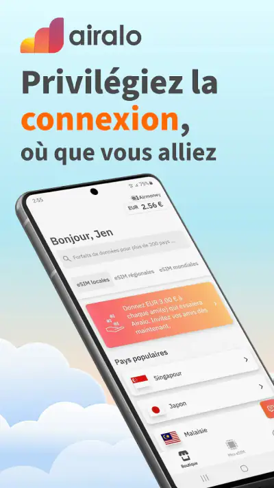 Airalo : eSIM de voyage screenshot 1