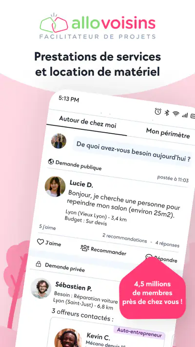 AlloVoisins screenshot 1