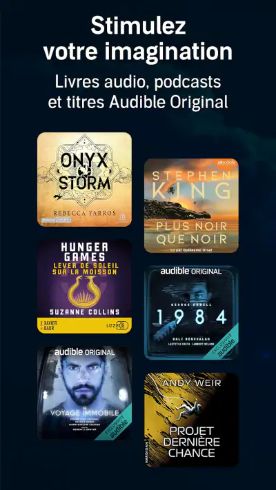 Audible ：Livres audio, Podcast screenshot 1
