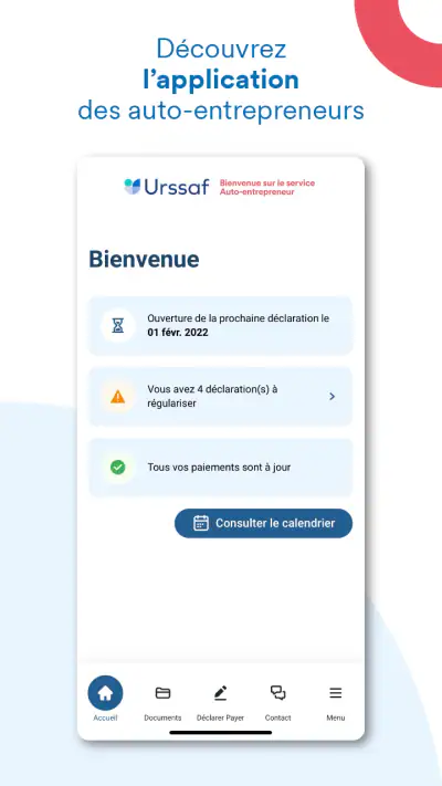 AutoEntrepreneur Urssaf screenshot 1