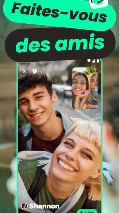 Azar : Chat vidéo, Amis screenshot 1