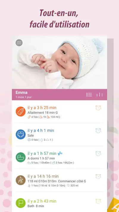 Baby Tracker - Journal de bébé screenshot 1