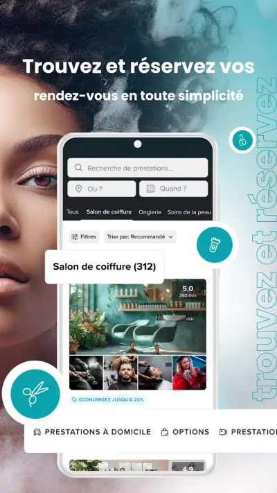 Booksy pour clients screenshot 1