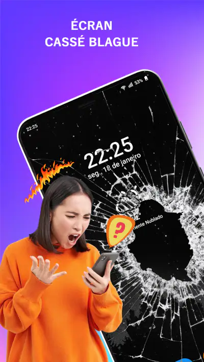 Broken Screen: Magic Wallpaper screenshot 1