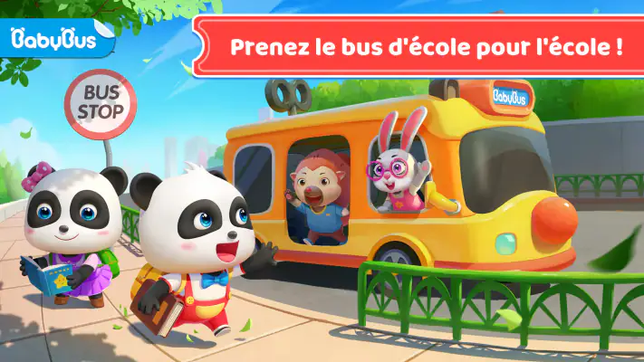 Bus Scolaire de Bébé Panda screenshot 1