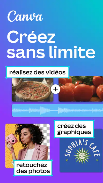 Canva: Retouche Photo et Vidéo screenshot 1