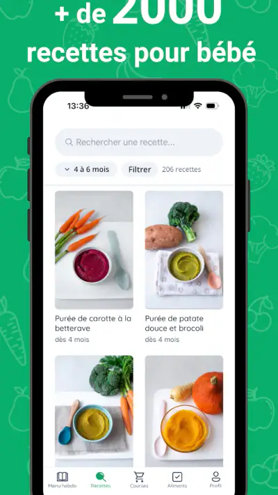 Cuisinez pour bébé screenshot 1