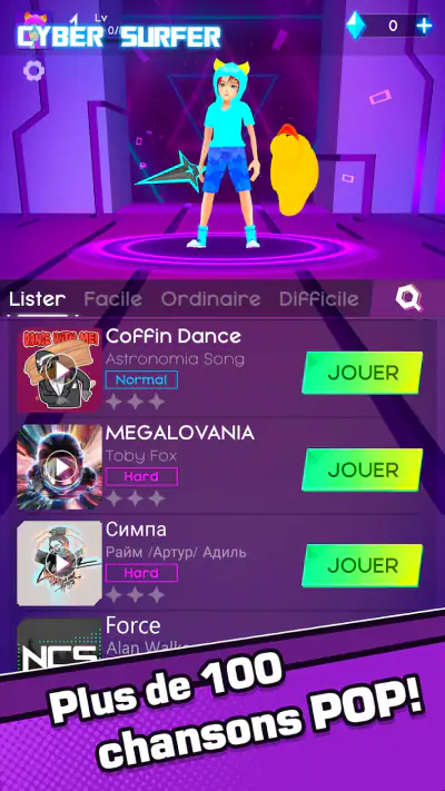 Cyber Surfer Aventure musicale screenshot 1